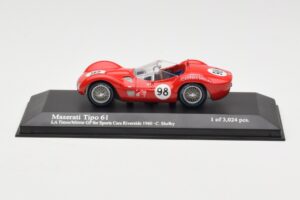 Maserati Tipo 61 #98 C. Shelby Times Mirror Grand Prix Riverside 1960 Minichamps 1:43 400601298 Metall