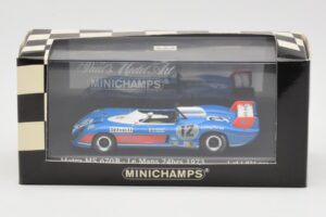 Matra Simca MS670B #12 J-P. Beltoise / J-P. Jabouille / J-P. Jaussaud 24 Hours of Le Mans 1973 Minichamps 1:43 430731112 Meta - pilt 4/4