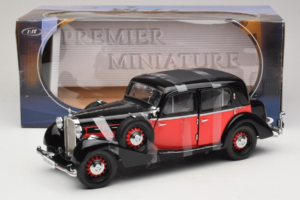 Maybach SW35 Hardtop Must Punane Premier Miniature 1:18 PM-38208 Metall - pilt 6/6
