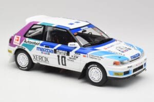 Mazda 323 GTX #10 T. Makinen / S. Harjanne 1000 Lakes Rally 1991 Otto 1:18 OT1099 Vaik - pilt 4/6