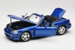 Mazda MX-5 NA 10th Anniversary Blue Metallic Gate 1:18 01071 Metall - pilt 2/8