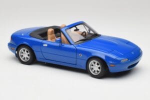 Mazda MX-5 NA Twilight Sinine Mica Gate 1:18 1013 Metall - pilt 6/8