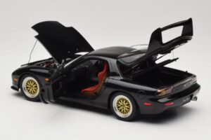 Mazda RX-7 FD Tuned Version Brilliant Black AUTOart 1:18 75968 Metall - pilt 5/8