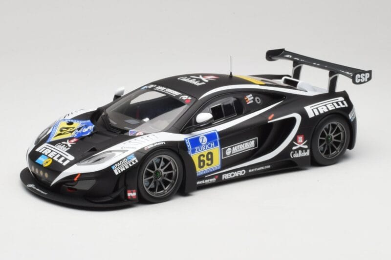 McLaren 12C GT3 Dorr Motorsport #69 C. Adams / M. Klasen 24 Hours Nurburgring 2013 Minichamps 1:18 151131369 Metall