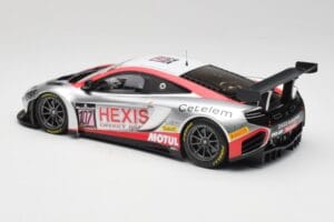 McLaren 12C GT3 Hexis Racing #107 O. Panis / F. Cazenave 24 Hours of Spa 2013 Minichamps 1:18 151131397 Metall - pilt 5/6