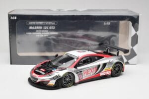 McLaren 12C GT3 Hexis Racing #107 O. Panis / F. Cazenave 24 Hours of Spa 2013 Minichamps 1:18 151131397 Metall - pilt 6/6