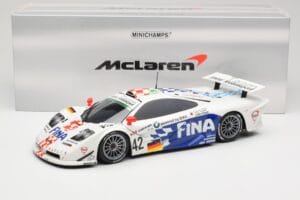 McLaren F1 GTR BMW Motorsport #42 J. Lehto / S. Soper / N. Piquet 24 Hours of Le Mans 1997 Minichamps 1:18 530133742 Metall - pilt 8/8