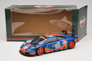 McLaren F1 GTR Gulf #33 R. Bellm / M. Weaver / J-J. Lehto 24 Hours of Le Mans 1996 UT Models 1:18 530161833 Metall - pilt 8/8