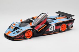 McLaren F1 GTR Gulf #41 P. Gounon / S. Oloffson 24 Hours of Le Mans 1997 Minichamps 1:18 530133741 Metall - pilt 2/8