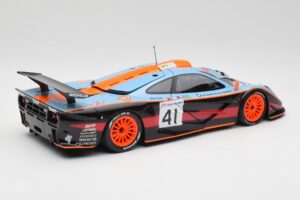 McLaren F1 GTR Gulf #41 P. Gounon / S. Oloffson 24 Hours of Le Mans 1997 Minichamps 1:18 530133741 Metall - pilt 3/8