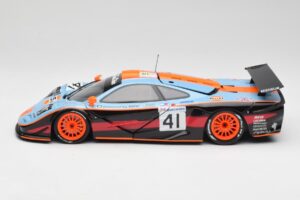 McLaren F1 GTR Gulf #41 P. Gounon / S. Oloffson 24 Hours of Le Mans 1997 Minichamps 1:18 530133741 Metall - pilt 4/8