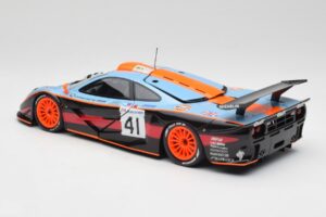 McLaren F1 GTR Gulf #41 P. Gounon / S. Oloffson 24 Hours of Le Mans 1997 Minichamps 1:18 530133741 Metall - pilt 7/8