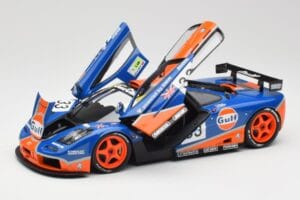 McLaren F1 GTR Gulf Racing #33 S. Bellm / A. Weaver / J. Lehto 24 Hours of Le Mans 1996 Minichamps 1:18 530133633 Metall - pilt 2/8