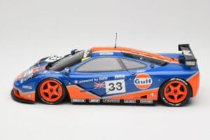 McLaren F1 GTR Gulf Racing #33 S. Bellm / A. Weaver / J. Lehto 24 Hours of Le Mans 1996 Minichamps 1:18 530133633 Metall - pilt 4/8
