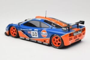 McLaren F1 GTR Gulf Racing #33 S. Bellm / A. Weaver / J. Lehto 24 Hours of Le Mans 1996 Minichamps 1:18 530133633 Metall - pilt 7/8
