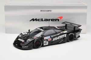 McLaren F1 GTR Gulf Team Davidoff #41 T. Bscher / E. Pirro / R. Capello 24 Hours of Le Mans 1998 Minichamps 1:18 530133841 Me - pilt 8/8