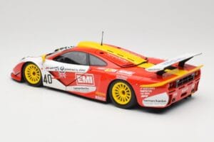 McLaren F1 GTR Gulf Team Davidoff #40 D. O'Rourke / G. Sugden / J. Auberlein 24 Hours of Le Mans 1998 Minichamps 1:18 5301338 - pilt 7/8