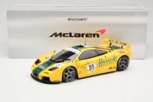 McLaren F1 GTR Harrods Mach One Racing #51 A. Wallace / D. Bell / J. Bell 24 Hours of Le Mans 1995 Minichamps 1:18 530133551  - pilt 8/8