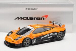 McLaren F1 GTR Kokusai Kaihatsu Racing #53 O. Giroix / J. Sala / P. Deletraz 24 Hours of Le Mans 1996 Minichamps 1:18 5301336 - pilt 8/8