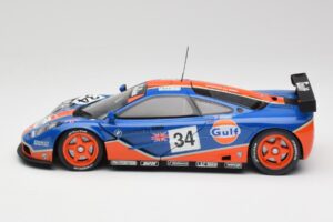 McLaren F1 GTR #34 Gulf Racing 1996 UT Models 1:18 39621 Metall - pilt 4/8