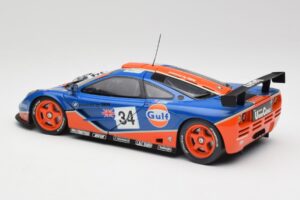 McLaren F1 GTR #34 Gulf Racing 1996 UT Models 1:18 39621 Metall - pilt 7/8