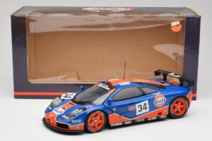 McLaren F1 GTR #34 Gulf Racing 1996 UT Models 1:18 39621 Metall - pilt 8/8