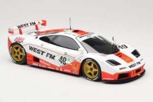McLaren F1 GTR West Competition #49 J. Nielsen / J. Mass / T. Bscher 24 Hours of Le Mans 1995 Minichamps 1:18 530133549 Metal - pilt 6/8