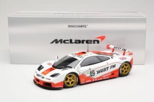 McLaren F1 GTR West Competition #49 J. Nielsen / J. Mass / T. Bscher 24 Hours of Le Mans 1995 Minichamps 1:18 530133549 Metal - pilt 8/8