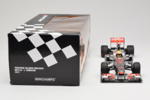 McLaren MP4-26 Mercedes #3 L. Hamilton Vodafone McLaren F1 2011 Minichamps 1:18 530111803 Metall - pilt 7/7