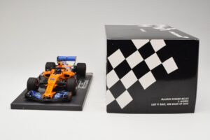 McLaren MCL33 Renault #14 F. Alonso Last F1 Race Abu Dhabi GP 2018 Minichamps 1:18 537183914 Metall - pilt 6/6
