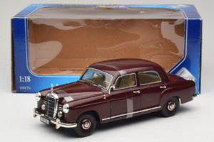 Mercedes 180 Ponton Tumepunane Revell 1:18 08876 Metall - pilt 6/6