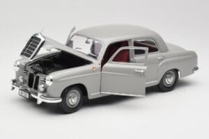 Mercedes 180 W120 Ponton Graphite Grey Revell 1:18 08974 Metall - pilt 2/8