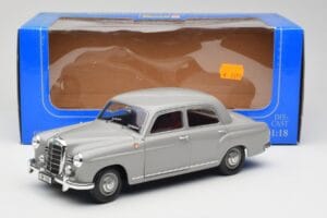 Mercedes 180 W120 Ponton Graphite Grey Revell 1:18 08974 Metall - pilt 8/8