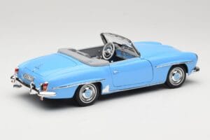 Mercedes 190 SL W121 Helesininen Norev 1:18 183400 Metall - pilt 3/8