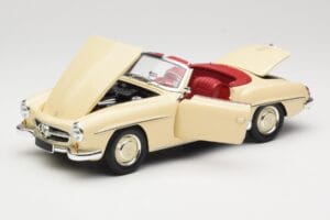 Mercedes 190 SL W121 Beež Minichamps 1:18 103037034 Metall - pilt 2/8