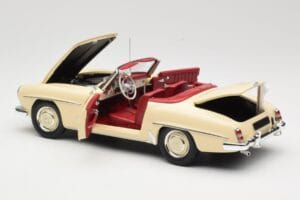 Mercedes 190 SL W121 Beež Minichamps 1:18 103037034 Metall - pilt 5/8