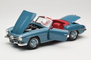 Mercedes 190 SL W121 Sinine Minichamps 1:18 103037033 Metall - pilt 2/8