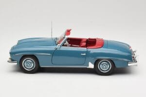 Mercedes 190 SL W121 Sinine Minichamps 1:18 103037033 Metall - pilt 4/8