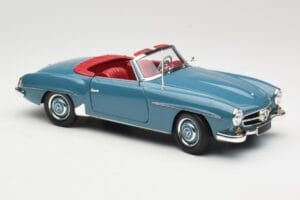 Mercedes 190 SL W121 Sinine Minichamps 1:18 103037033 Metall - pilt 6/8