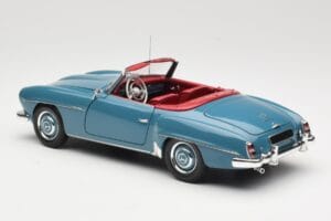 Mercedes 190 SL W121 Sinine Minichamps 1:18 103037033 Metall - pilt 7/8