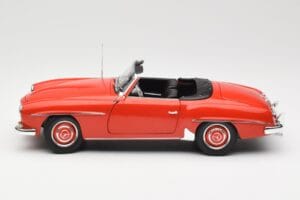 Mercedes 190 SL W121 Guards Red Minichamps 1:18 100037032 Metall - pilt 4/8