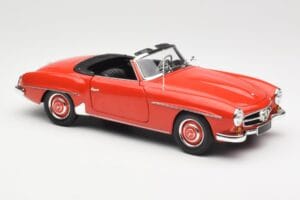 Mercedes 190 SL W121 Guards Red Minichamps 1:18 100037032 Metall - pilt 6/8