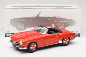Mercedes 190 SL W121 Guards Red Minichamps 1:18 100037032 Metall - pilt 8/8