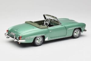 Mercedes 190 SL W121 Heleroheline Metallic Norev 1:18 183401 Metall - pilt 4/9