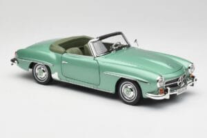 Mercedes 190 SL W121 Heleroheline Metallic Norev 1:18 183401 Metall - pilt 7/9