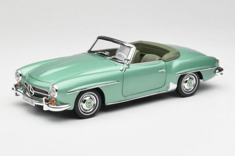 Mercedes 190 SL W121 Heleroheline Metallic Norev 1:18 183401 Metall
