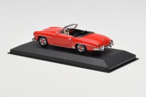 Mercedes 190 SL W121 Punane Minichamps 1:43 940033131 Metall - pilt 3/4