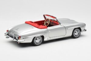Mercedes 190 SL W121 Hõbedane Norev 1:18 B660640604 Metall - pilt 3/8