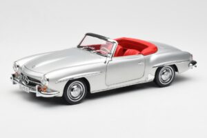 Mercedes 190 SL W121 Hõbedane Norev 1:18 B660640604 Metall