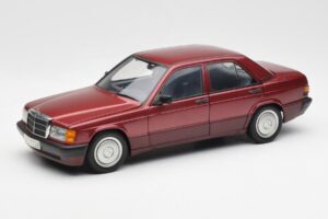 Mercedes 190E W201 2.0 Punane Dealer Edition AUTOart 1:18 B66040383 Metall